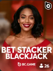 Bet Stacker Blackjack BC Game Saint-Martin game cover