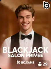 Blackjack Salon Privee BC Game Saint-Martin game cover