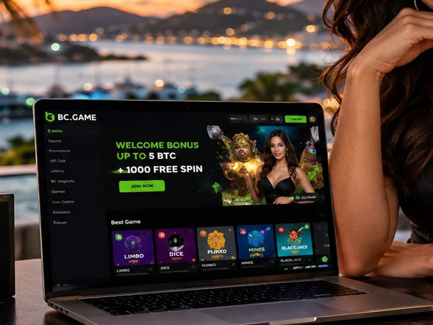 Jeu de Casino sur BC Game Saint Martin